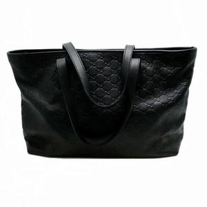 Gucci WG Pattern Guccisima Leather Tote Bag Black